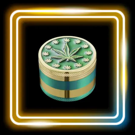 Grinder de pollinisateurs à feuilles métalliques 50 mm