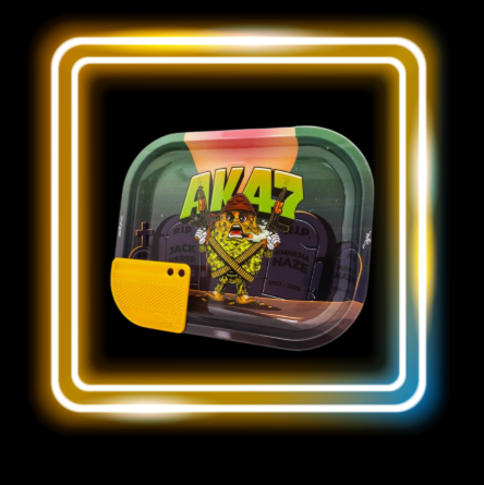 Plateau à rouler métallique - 18x14cm - AK-47