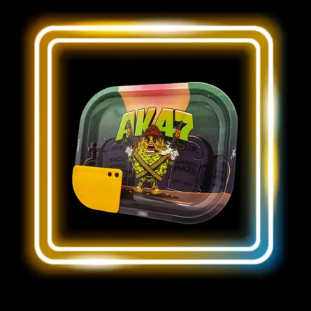 Plateau à rouler métallique - 18x14cm - AK-47