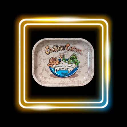 Plateau à rouler métallique - 18x14cm - Cookies Cream