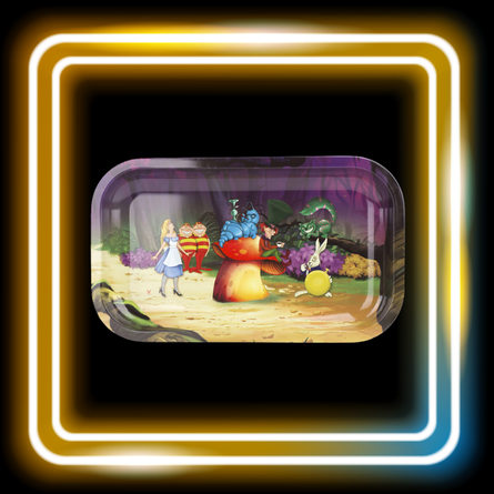 Plateau à rouler métallique - 27x16cm - Alice