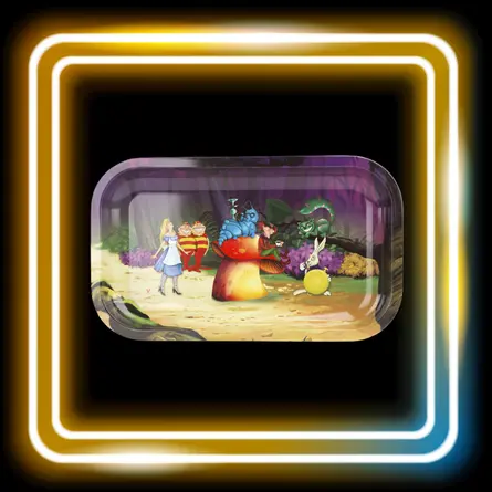 Plateau à rouler métallique - 27x16cm - Alice