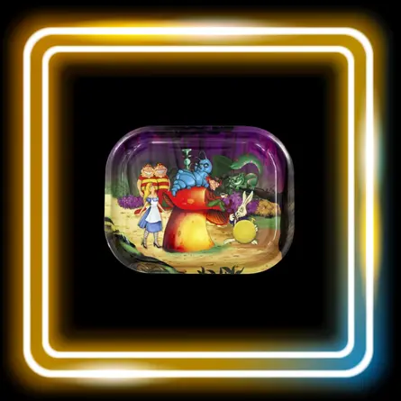 Plateau à rouler métallique - 18x14cm - Alice