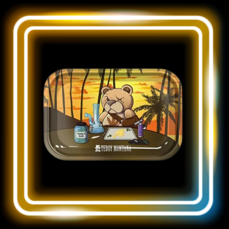 Plateau à rouler métallique TED - 30x18cm